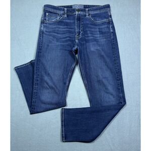 Revit Jeans Mens 34x28 Slim Tapered Decade Denim Stretch Normcore Biker Y2K